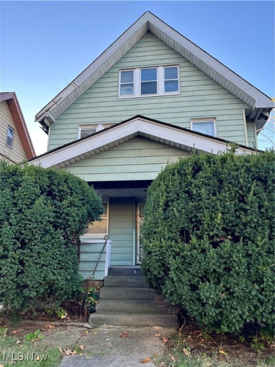This is a great opportunity with this 3-bedroom, 1-bath colonial located in the heart of Glenville. This property offers solid bones, original hardwood floors, and a functional layout ready for your vision. It needs work throughout and is ideal for experienced buyers, rehabbers, or investors looking to add value and build equity.
The main level features a spacious living room and dining room, and the second floor offers three well-sized bedrooms and a full bathroom. The basement provides additional storage and potential for expansion. Exterior updates and interior renovations will bring this home back to life. This home is sold as-is; the seller will make no repairs. Contact the listing agent for a showing today!