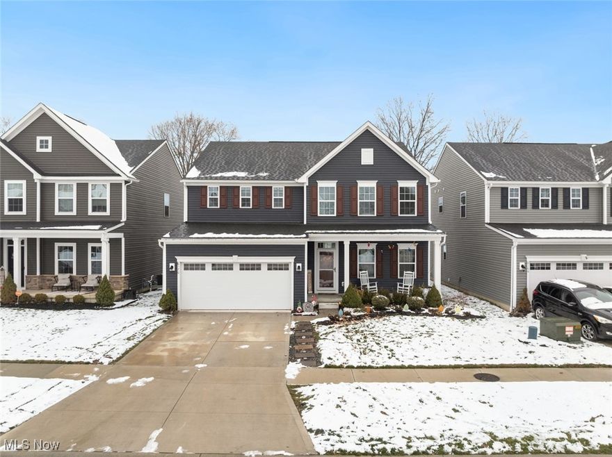 Want a brand-new construction but don't want to wait! Welcome to this exceptional modern home in the highly desirable Amherst School District, offering the perfect blend of style, convenience, and comfort. Thoughtfully upgraded and beautifully designed, this 2023-built home features an open, functional floor plan, abundant natural light, and contemporary finishes throughout. This substantial 5-bedroom home includes the rare option for a private first-floor in-law suite, complete with its own full bathroom perfect for guests, multi-generational living, or added privacy. Upstairs, the owner's retreat provides a luxurious escape, showcasing a custom fireplace, relaxing soaker tub, and spacious custom his-and-hers walk-in closets. The upper level also offers three additional bedrooms and a versatile loft area ideal for a playroom, homework zone, or cozy relaxation corner.
Perfectly positioned just minutes from shopping, dining, major highways, Lake Erie, and local parks, this home delivers unmatched convenience in a fast-growing, highly sought-after neighborhood. Enjoy peaceful nature pond views right in your own backyard, creating the ideal balance of community living and serene natural beauty.