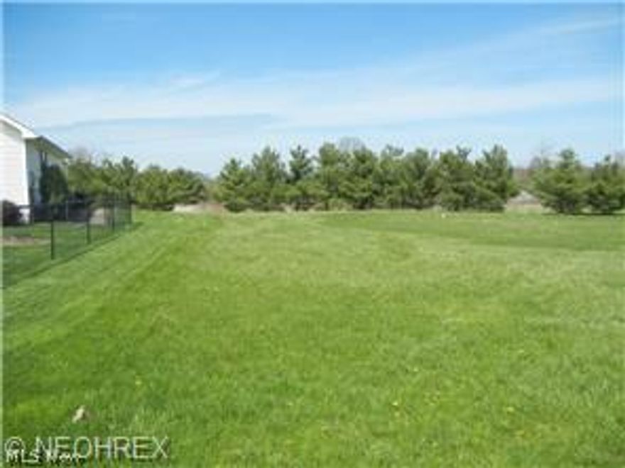 Building lot in Cimarron Development in Columbiana.  Lot features underground utilities, paved driveway, paved street. Ready for you to build your new home.