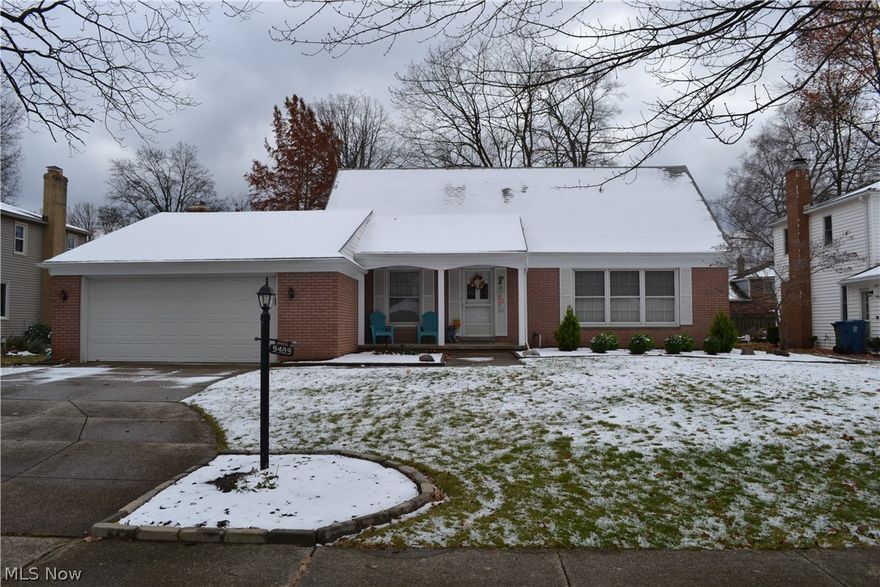 Very attractive brick Cape Cod, 2.5 car attached garage with an enormous fenced in backyard. This beautiful home is situated on a very quiet and private circled street. Enjoy 1st floor living when you enter your private 1st floor master bedroom and master bath. First floor laundry adds to the convenience of every day living in this beautiful Cape!!!New roof, full tear off, and gutters in 2020. Newer Windows, new heating and cooling in 2021, attic walls and floors insulated 2021.  Newer Kitchen with stainless appliances and granite counter tops.  Newer electrical panel.  Within walking distance to Shops at Parma Town.  It's a quick ride to all shopping and fine restaurants, Cleveland Metroparks within 5 min.  Within 10 min to I480 and I71. 20 min to downtown Cleveland. 10 Min to airport.  Very convenient location.