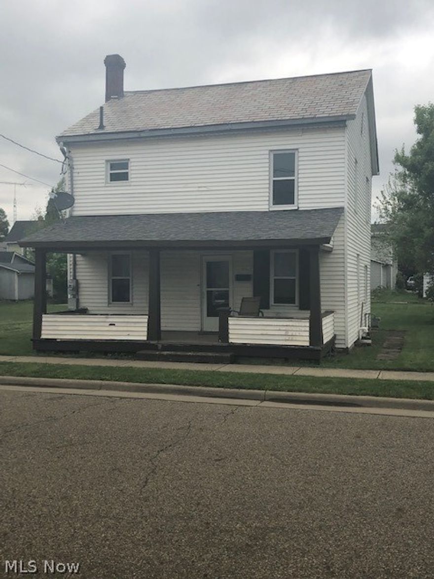 Great home in Carroll county for the price! 3 bedroom 2 full baths with a 1st floor laundry.  Appliances including washer & dryer to convey.  Large living room, dining room & kitchen.  Covered front porch, updated electric, mostly all new windows.  Furnace, hot water tank and plumbing updated in 2005 plus much more!  Immediate occupancy.