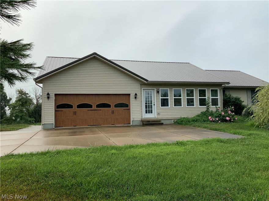 ARE YOU LOOKING FOR A HOME WITH LAND? IF SO, THIS IS IT.  THIS WONDERFUL 3 BEDROOM RANCH HAS A LARGE BASEMENT THAT YOU COULD FINISH FOR ADDITIONAL LIVING SPACE COMES WITH ACREAGE, AN EXTRA DETACHED GARAGE AND OUTBUILDINGS(small cabins do not stay).  THERE IS ALSO EXTRA LAND THAT CAN BE PURCHASED.  THE LIVING ROOM HAS A CONNECTION FOR A WOODBURNING STOVE OR YOU COULD PUT IN A PROPANE FIREPLACE.  MINERAL RIGHTS DO NOT TRANSFER.
TAXES TBD AS THS PROPERTY IS PART OF A LARGE 100 ACRE PARCEL, PARCEL NUMBER TBD ALSO. Total square ft is approximate