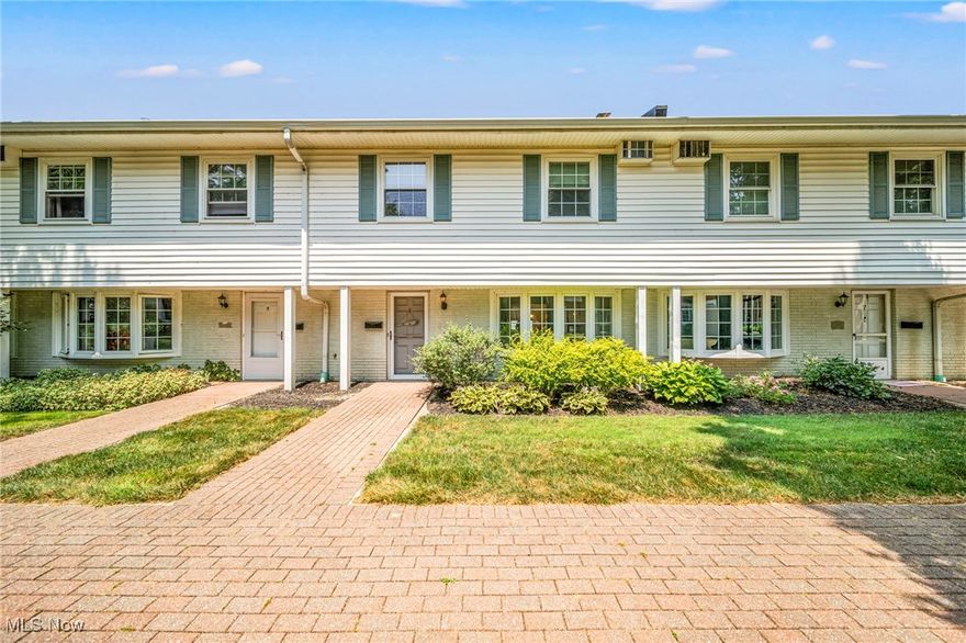 Meadowlawn Condo!!  This Unit Is One of the Last Buildings Built and Largest Sq Ft. at 1880 sq. ft. This home includes All Double Hung Windows, Kitchen with granite counter tops, dining room, and the Living room has a wood burning fireplace, bay window, built in shelves and an abundance of natural light.  Family Room includes a slider door that steps onto the 18x11 Azek Deck with a privacy fence. This condo/home has a separate Laundry Room and a separate half bath. The primary bedroom has a separate sitting area, Built-in Ironing Board and a full wall of mirrored closets (used to be a fourth bedroom). Two story foyer entrance with an elegant staircase to the right and a welcoming bright living room to the left. TWO Car attached garage with AGDO, Nature Stone Floor, Lots of Built In Bookcases, Shelves and Cupboards. Water Included In HOA. Close To Shopping, Restaurants and Medical Facilities.