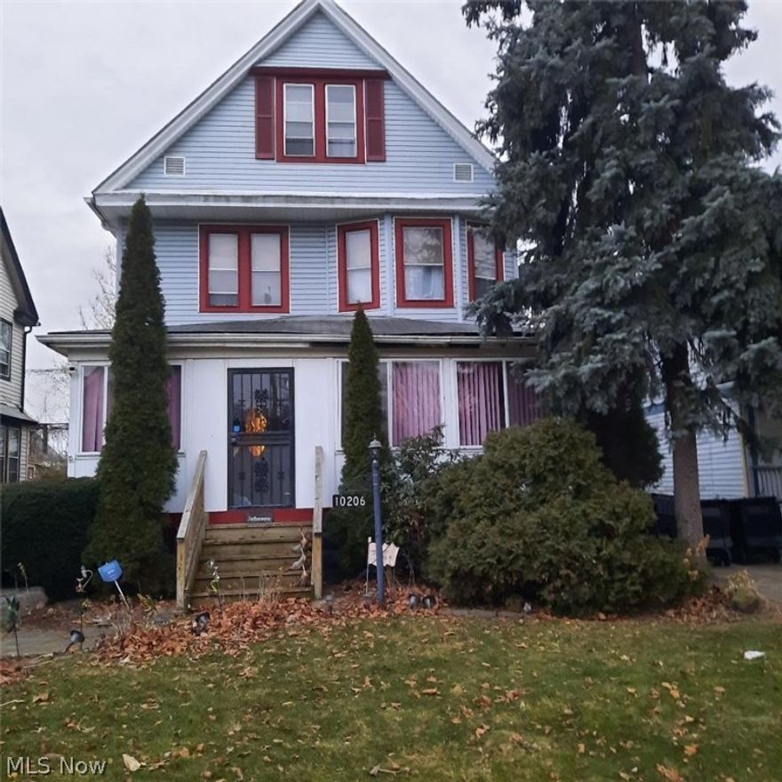 Well Maintained home with cozy living room with nice stunning brick fireplace. Formal dining room and an inviting family room, First-floor full bath.Second
 floor offers two bedrooms. Two bedrooms were converted into a spacious king-size bedroom, A full bath with a jacuzzi tub. The third floor offers two rooms. 
 C/A, yard. Sold As-Is .48-hour notice to show. Approved Buyers.