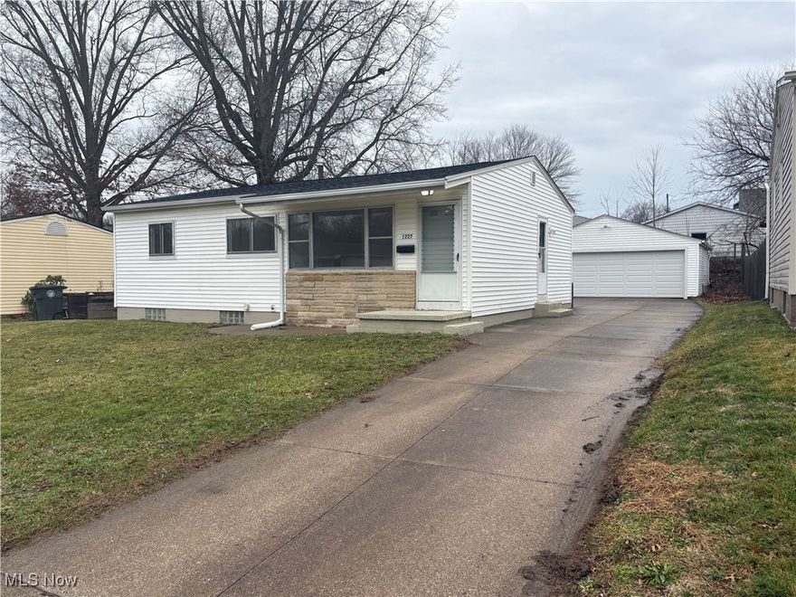 Looking for a beautifully remodeled & completely updated Ranch..1227 Flanders checks all the boxes! Walk right in to the expansive Living room complete with large picture window that fills the room with natural light. The space features brand new LVP flooring that extends throughout the main level. The Eat-In Kitchen has been updated from top to bottom with gorgeous new granite countertops, all new cabinets, flooring and fixtures...plus brand new stainless appliances included!  All the bedrooms enjoy new carpet, fresh paint and large closets. The full bathroom on main level has also been completely updated with new vanity, new toilet and bathtub & all fixtures! The newly finished basement offers an absolutely HUGE space large enough to accommodate a wide array of functions. Fresh paint & new carpet cover the room. Checking enough boxes for you?  Good! Now let's check some MORE big ticket boxes! Home features new furnace and AC as well as a brand new roof on house & garage AND a ten year transferrable warranty!!! No worries & nothing to do...just move right into a completely remodeled home. The 2025 updates to the property include : New roof, completely remodeled kitchen & bathroom, fresh paint, new carpet & LVP throughout, new lighting & fixtures throughout, new furnace & AC, new finished basement.  You will love this home from the moment you walk through the doors...make your appointment today.