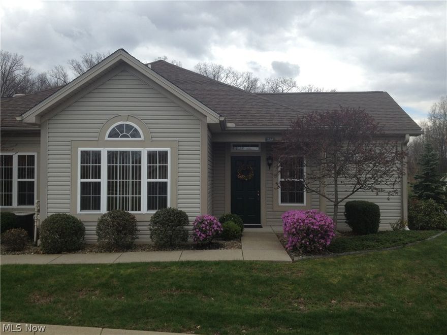 Lovely move in ready Condo in gated community. Open floor plan living and dinning rooms freshly painted and new carpet. Master bedroom features master bath and walk in closet. Large kitchen with plenty of cabinets, all appliances and pantry area. Double car garage with attic storage and extra area for workbench or shelving. Updated hot water tank and furnace. Wonderful location.