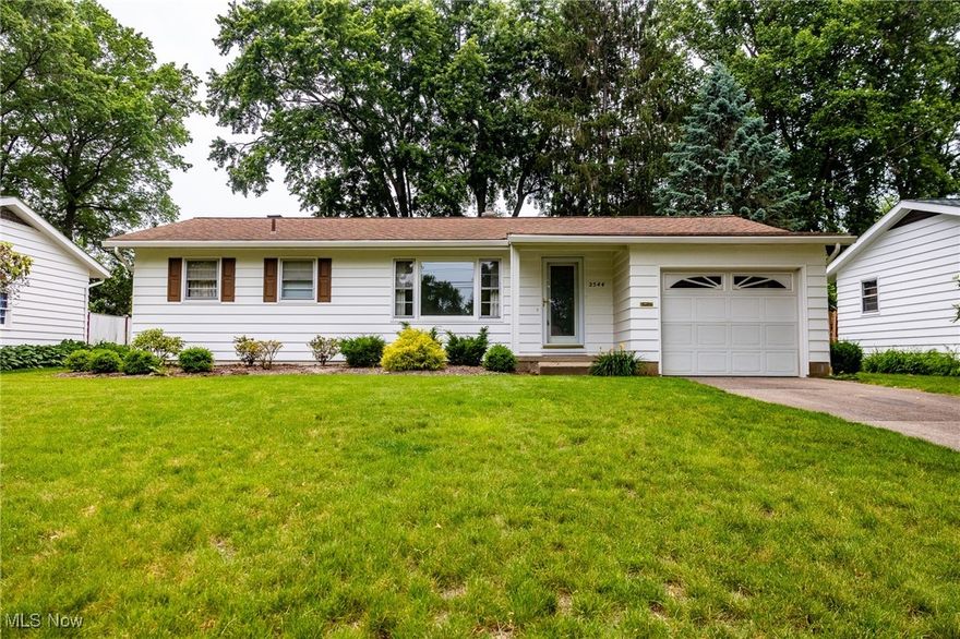 Welcome to this well-maintained 3-bedroom, 1-bath ranch home offering 960 sq. ft. of comfortable living space, plus a finished full basement that adds additional living space and versatility. The home is equipped with natural gas forced air heating, central air conditioning, a gas water heater, and is connected to city water and sewer—ensuring reliable and efficient utility services. Step outside and enjoy the beautiful backyard, complete with a spacious patio perfect for entertaining or relaxing, and a storage shed for your tools and seasonal items. This is a meticulously cared-for property, ready for its next chapter and new owner. 
Don’t miss this opportunity to own a solid, move-in-ready home in a convenient Wooster location!