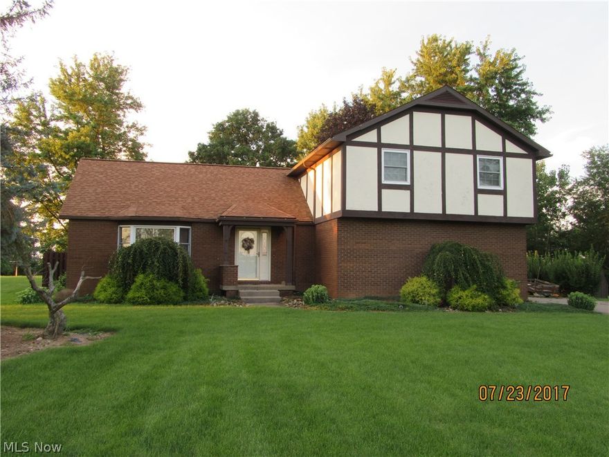 Beautiful large 4 bedroom home with 2 1/2 baths, formal living room, formal dining room, large eat in kitchen and family room with a fireplace.  Nice flat lot!  Walk in storage space in attic can be finished to make another bedroom or office.  Partially finished basement was used as a fifth bedroom.  Two car garage and paved driveway.  Beautiful setting just minutes away from state route 22.  Spacious rooms!  Even the smallest bedroom is a decent size.  Motivated sellers and a must see.  This home could be a 6 bedroom home if you finished the walk in attic and used the bedroom in the basement.  Only an approximate 13 minute drive to Franciscan University.  Call today!