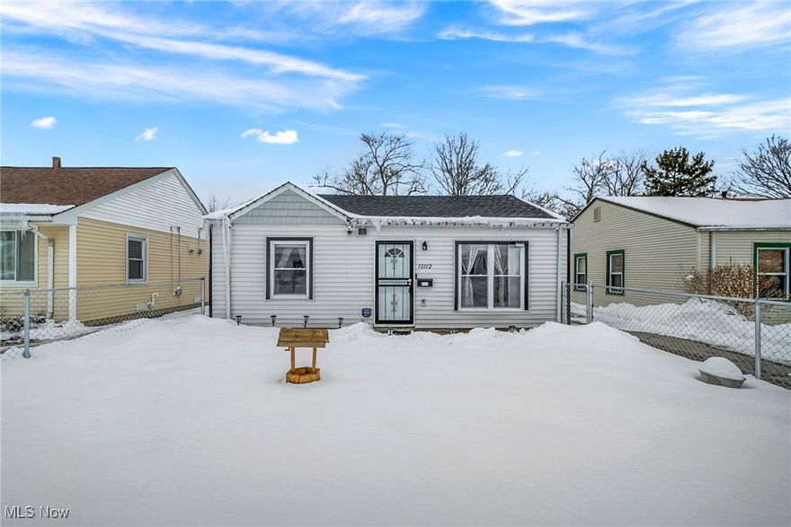 Welcome to this beautifully updated ranch style home offering the perfect blend of comfort, functionality, and modern updates. This home features 3 spacious bedrooms, all conveniently located on the main level, including a private owner’s suite with a half bath. The full bathroom has been updated with newer fixtures. The modern kitchen offers granite countertops, updated cabinetry, tile flooring, and an eat-in area, ideal for everyday living and entertaining. The cozy living room showcases LVP flooring and a large picture window that fills the space with natural light. A first floor laundry area adds everyday convenience. Major updates include a brand-new roof (2025), new central air (2025), new hot water tank, updated electrical, vinyl windows, vinyl siding, and a younger furnace. Outside, enjoy a fully fenced-in yard, perfect for pets, gatherings, or relaxation, along with a 2-car detached garage for added storage and parking. Move-in ready and thoughtfully updated, this home offers easy one floor living with peace of mind thanks to its recent mechanical upgrades. Schedule your private showing today.