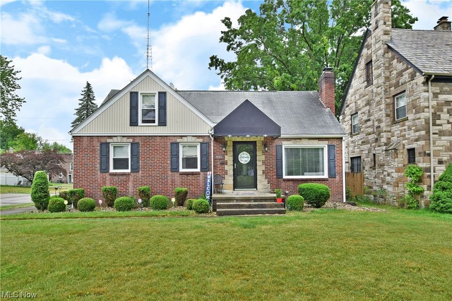 Welcome to this charming move-in ready brick home. 3 bedrooms and 2 full bathrooms with a 2+ car attached garage and vinyl fenced in backyard, wood deck, and above ground pool for a backyard oasis.
Inside the front entry vestibule you're welcomed by a beautiful large living room with hardwood floors and a brick wood burning fire place. New doors, windows, fixtures and paint throughout the home. Through the dining area leads you into the kitchen with cherry cabinets, granite countertops and stone backsplash where appliance package also stays. On the main floor you'll find the master bedroom, full bathroom and second bedroom. Upstairs holds a full master suite loft with office nook area, huge closest and private master full bathroom. Perfect for older child or studio space. 

Down below a fully finished basement with a huge rec room with bar and pool table that conveys. Through the hall a separate laundry room and current playroom that can also be used as additional storage. Newer furnace and hot water tank. Different Washer and dryer set to stay (exchanging set from new home)
This home boasts over 2500 square feet of livable space including extra storage in between the two car attached garage to be able to store bikes and lawn supplies with enormous walk up attic space.  Also includes 2-10 seller provided home warranty. 

This large corner lot with beautiful brick exterior home with excellent curb appeal and lovely neighborhood welcomes you, just minutes from Boardman.