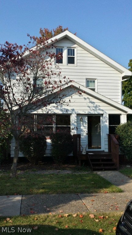 This charming three bedroom, 1.5 bath home has much to offer a first time home buyer or a growing family. Own this home for what you may be paying in rent. New roof with full tear off in 2013, electric updated summer 2014, other updates include: windows, kitchen and baths. The bedrooms have cedar lined closets that offer ample storage. There is beautiful, original woodwork and a walk-up attic. From the exterior, there is an enclosed front porch, a great L-shaped deck in the back measuring 24'x13' and 24'x23', a newer storage shed and a cement parking pad. All located on a nice corner lot. Contact me to schedule a showing.
