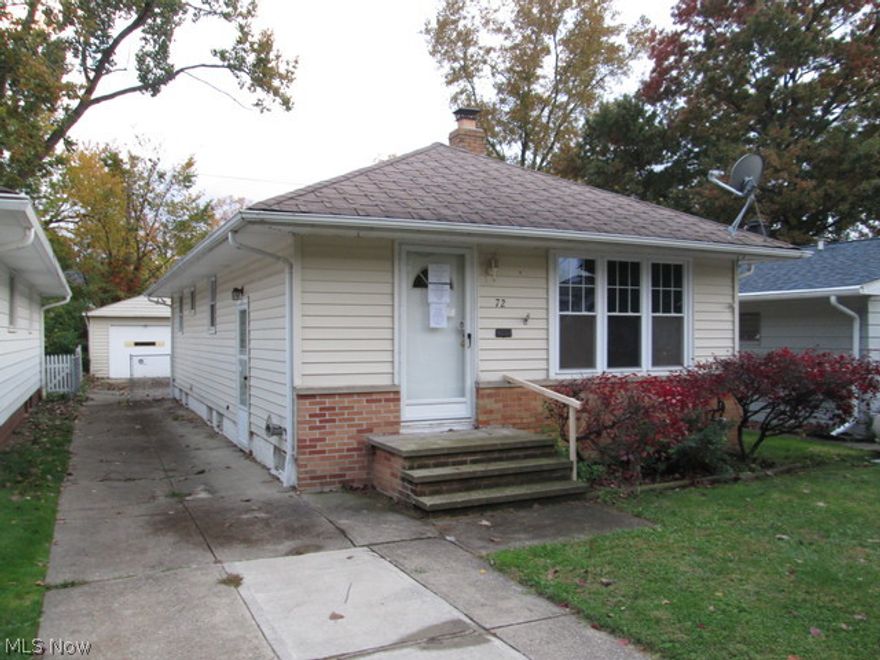 Perfect sized 3 bedroom ranch style home has all the comforts of home! Experience one floor living at it's finest! Nice sized rooms, kitchen has enough room for everyone to gather, spacious basement and a garage too! Being sold as-is. Call today to schedule a private tour!