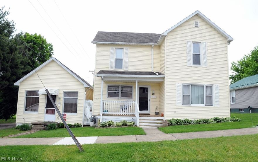 Have it your way! So many possibilities with this well maintained home. Live in the 2-bedroom home and rent the 1-bedroom apartment out....or make it a 3-bedroom home by converting the apartment into a magnificent master suite or perhaps you need room for an aging parent in which the apartment would make a great in-law suite. Any way you live in it you'll love this lovingly maintained home sitting beautifully on a corner lot with fenced backyard. The home and apartment are connected by the laundry room. A home warranty valued at $399.00 through America's Preferred is provided with this home. MWCD $6.00 assessment is included in the property taxes.