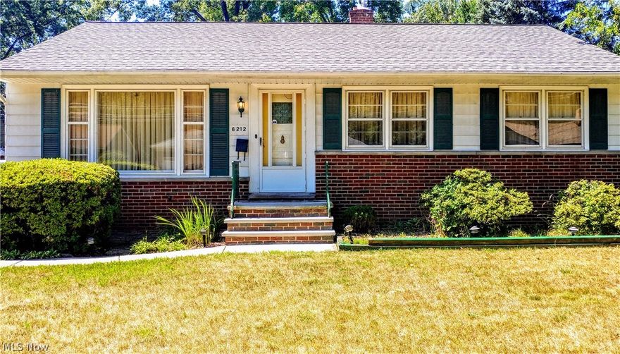 If your looking for a 3 bedroom 1 1/2 bath ranch, convenietly located in Parma Heights, that needs your tender loving care, and updating, then this house maybe for you! All 3 bedrooms have beautiful hardwood floors, and under the carpet in the living room and dining also have hardwood floors. The living room displays a sandstone gas fireplace and large picture window. Dining room has built in shelves. There is a breezeway with 2 entrances that access either side of the house. The extra large paved driveway in the back is great for extra parking, or picnic table. This house has many possibilities! Stop by with your ideas and some love and bring this house back to life! Furnace approx 10 yrs. old. Newer roof.