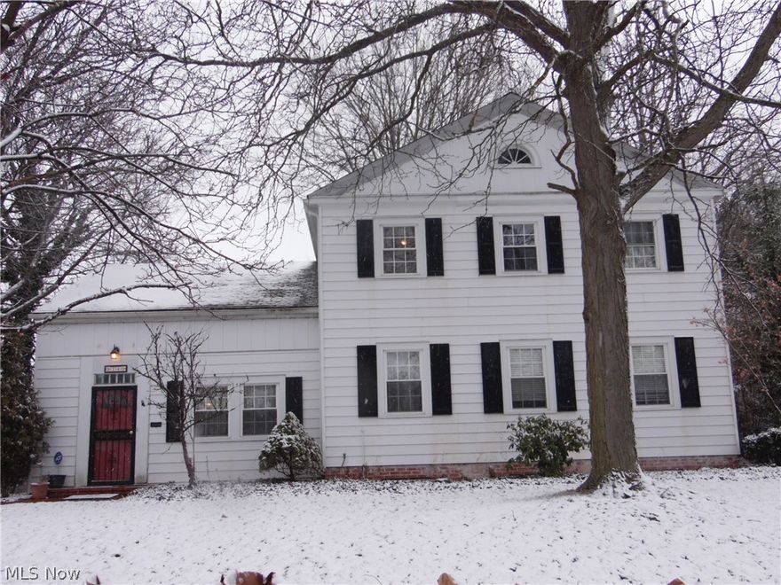 Beautiful, Updated Shaker Colonial with rich hardwood floors throughout! Large Foyer Entry Leads To Step Up Living Room w/Fireplace. Formal dining room w/access to covered brick patio. Huge eat-in kitchen overlooking the backyard. Finished Lower Level with theatre. 4 Bedrooms & 2 Full Baths On 2nd. 1st Floor & Basement Laundry Options. Attached Garage. Replacement Windows 2015. Fresh Interior Paint.