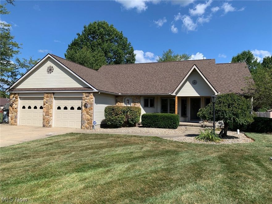 Welcome home to this updated 3 bedroom, 3 bath ranch in Champion.  Large family room with gas fireplace leads to a beautiful sun room with hot tub and wall of windows.  New roof 2018.  Fenced in back yard, great for entertaining with gas fire pit and deck.  Partially finished basement adds to this picture perfect home.  Located close to everything...