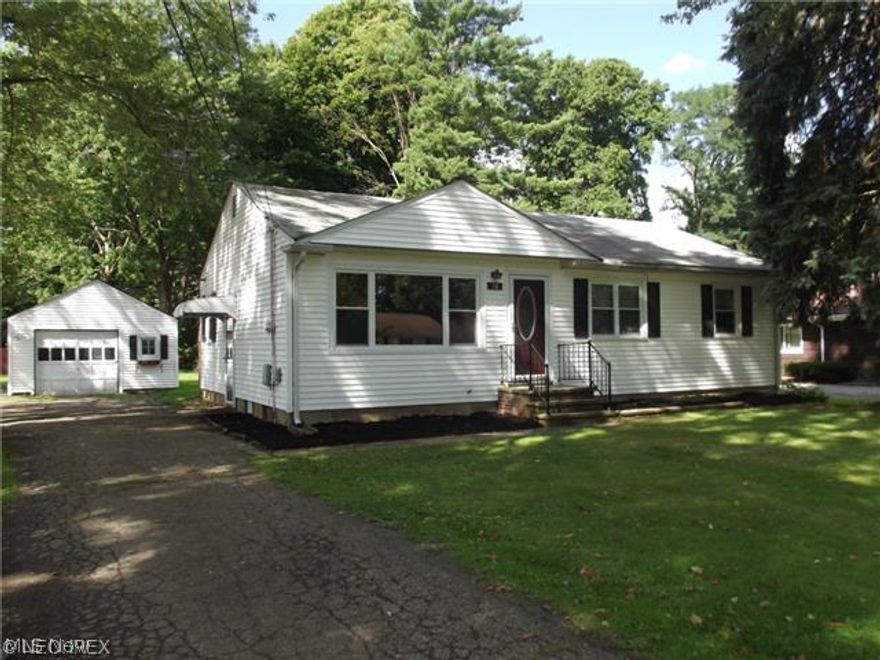 All of the work has been done on this very well maintained home in Painesville Twp. The home is located on a dead end street and is minutes to Rt. 2 and I-90. The Living Room is spacious and has hardwood floors. The Kitchen was newly redone in 2012 with new countertops, backsplash, hardware, lighting, flooring and new appliances. The bathroom was totally redone down to the studs with new toilet, a higher vanity, lighting, crown molding and flooring. There are 3 nice sized bedrooms and a full basement with glass block windows that has been waterproofed with a transferable warranty. The home also has newer windows and a new aeration system in 2011. All of this on a beautiful park like yard in a great location!