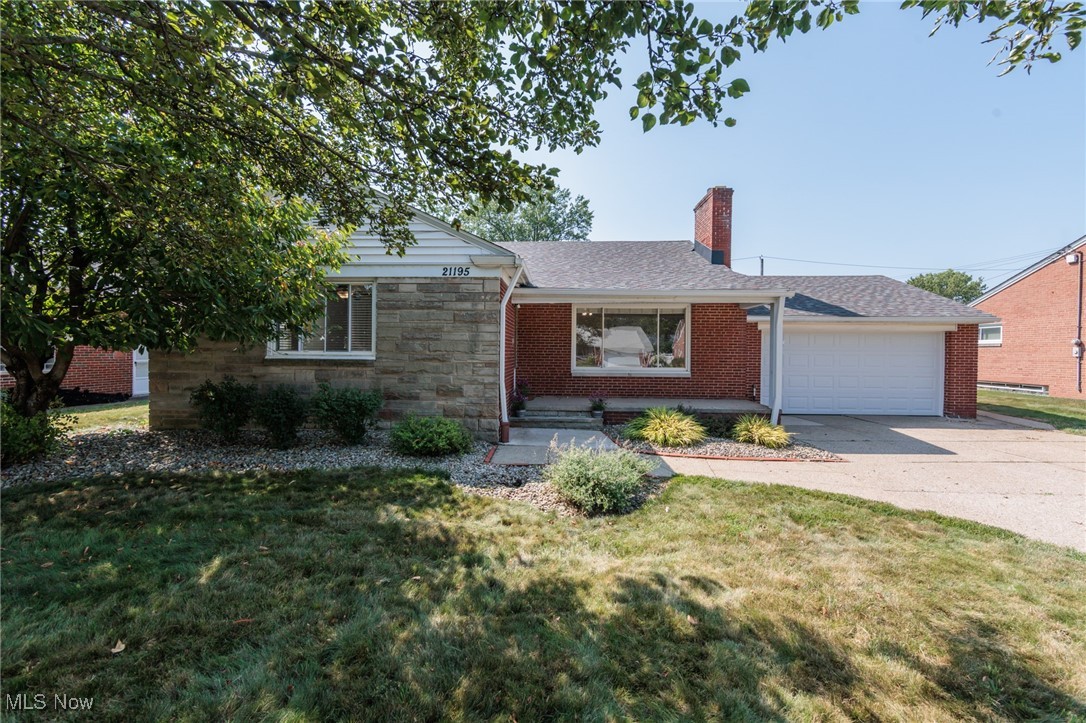 Fall in love with this all-brick mid-century ranch with a lovely stone front, perfectly nestled on a tranquil street. Step inside to a freshly painted interior, refinished hardwood floors, and a sun-soaked living room anchored by a decorative fireplace.
With 3 spacious bedrooms and 1.5 baths—including a stylish full bath with a double vanity—this home blends comfort and function. The expansive kitchen offers granite countertops, maple cabinetry, and flows seamlessly into the dining room, where French doors open to your screened-in porch—perfect for summer nights overlooking the fenced backyard.
Enjoy a two-car attached garage plus a finished basement featuring a cozy wood-clad family room, dedicated laundry space, and a convenient powder room. Relax knowing that the roof, gutters and downspouts were all replaced in 2023.
All this just minutes from the Metroparks, offering trails, picnics, and year-round outdoor adventures. This one won’t last—schedule your showing today!