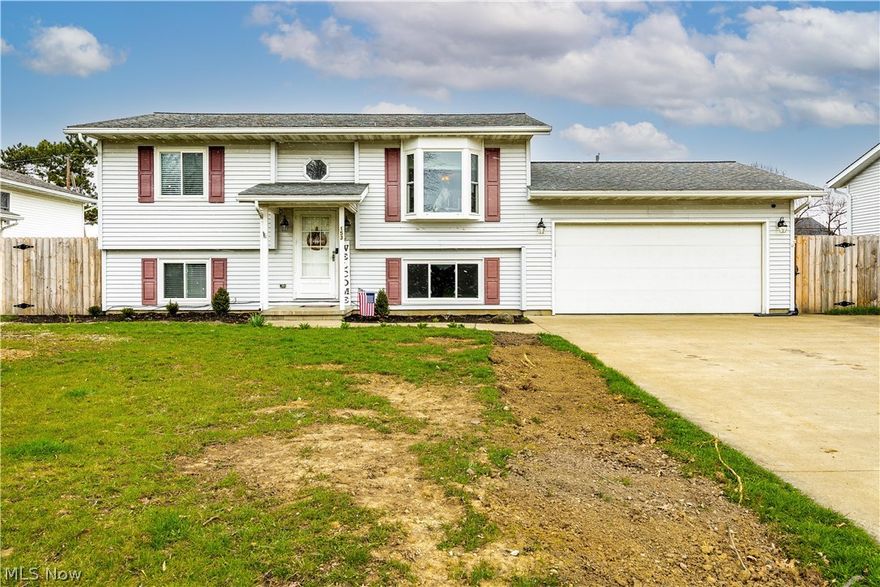 Check out the care of ownership in this 3 bedroom, 2 bath bi-level home.  New flooring on the main floor and downstairs, several new blinds, fresh paint and new baseboards in all rooms, duct system cleaned, new ceiling fans in the upstairs bedrooms are just a few of the updates.  A coffee bar with extra cabinets and new microwave/vent can be found in the kitchen.

Don't overlook the new landscaping in the front/side and back of house.  New sewer pipe has been ran from the house to the street. A few trees have been removed for ease of lawn care. Enjoy your summer on the deck in the fenced in backyard.