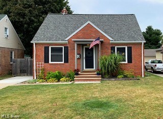 You won't want to look anymore after seeing this Beautiful Brick Cape Style Bungalow! Enter into an open floor plan with gleaming natural hardwood floors. The open concept will welcome you with a spacious dining and living room. An inviting breakfast bar will accomodate 1-4 guests too! fast forward to the incredible updated "HGTV" kitchen! you'll love the natural elements of the backsplash, lovely shaker cabinets, granite countertops, SS appliances and diagonal designed tile flooring! The newer remodeled bathroom has tasteful ceramic and glass tile walls, new faucets, sink and vanity. One bedroom down and Two spacious bedrooms on the second floor have plenty of storage space throughout, Thanks to the oversized dormer! Escape to the lower level finished rec-room where newer flooring and neutral decor will provide a peaceful setting while enjoying a little getaway from it all. A New Driveway was also recently poured 9/19 and a large fenced in backyard gives plenty of privacy for thos