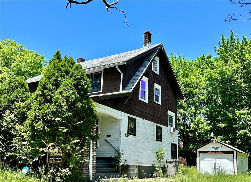 Great Investment Opportunity!  2 1/2 Story Colonial featuring 2 parcels of land, spacious living room, eat-in kitchen, dining room, and 3 bedrooms.  This home has Hardwood floors throughout under carpet. Full Bath was upgraded with recently updated tub & shower combo. There is additional storage in the Attic which is currently unfinished.  New Hot water tank 2019, New electrical panel, New water meter and glass block windows in basement.  Newer Roof on house and 2 car garage (2016).