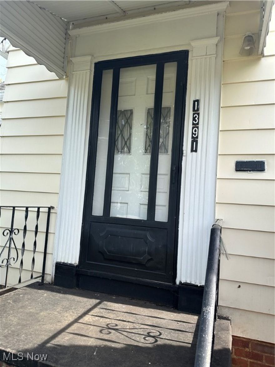 Freshly painted, hardwood floors in Living room and 2 bedrooms, Full Bathroom, formal dining room and step saver kitchen round out the first floor.  Full basement with laundry area, newer furnace and hot water heater.  Bedroom and loft area on second floor.  Detached garage plus 2 sheds, one shed was used to store a car.  Nice yard.  Newer roof.