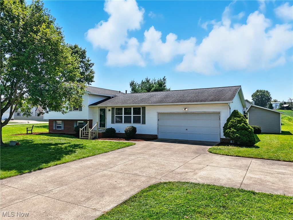 Welcome to 1701 Wheat Ridge Dr in Orrville – nestled in a peaceful country setting, this spacious four-level split offers room to grow and an incredible opportunity to make it your own. Step inside to find a large open-concept main floor that is just waiting for your touches. With a little love and some fresh paint, this home has all the makings of something truly special. The layout is ideal for both everyday living and entertaining, offering multiple living areas and plenty of space to spread out. The primary bedroom features its own full bath with three more bedrooms. You will also appreciate the storage throughout, including the lower levels that provide endless possibilities for an office, playroom, or added living space. Outside, enjoy a beautifully landscaped backyard complete with a stamped concrete patio – the perfect spot for summer evenings and fall bonfires. If you are looking for a home with great bones, a fantastic layout, and room to add your individualized touch, this one checks all the boxes. Welcome home to Wheat Ridge!