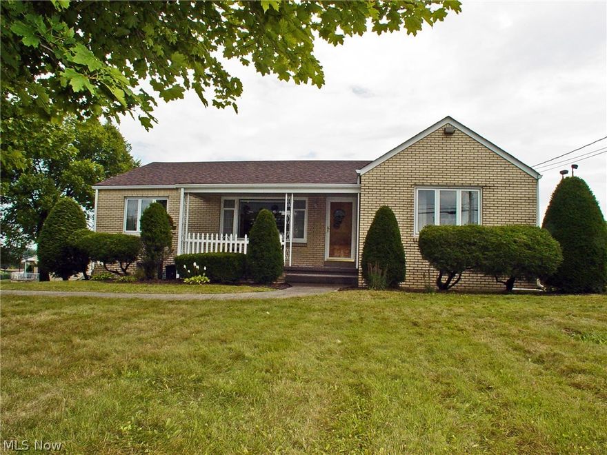 Charming, mid-century modern, 3 bedroom brick ranch home with beautiful oak flooring, eat-in kitchen, and formal dining room. Covered porch for enjoying those hot summer days. Garage features 2 bays with support beams for an addition or a deck. Also an integral 2 car garage! Located close to Rt 22. This could be residential or commercial. 2 adjoining lots available - sold separately.