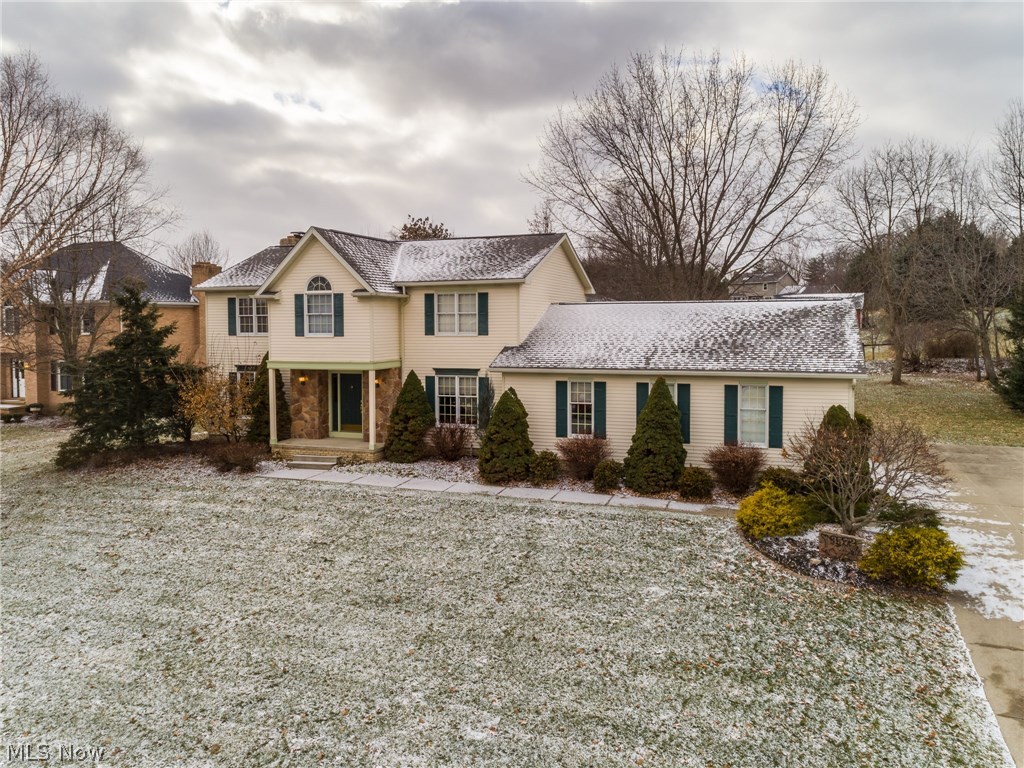 You must see this beautifully built & maintained 4 bedroom, 2 full bath, 2 half bath colonial with 2643SF plus 750 in finished lower level, & 3 car garage on .51 acres in Mayfair Lakes* So much to offer with 1st floor family room with gas log fireplace, built in book shelves, formal dining room with crown molding & chair rail, living room, 1st floor office, eat in kitchen with stainless appliances, corian, roll out shelves, pantry, desk, breakfast bar, breakfast room with slider to deck, plus spacious 1st floor laundry with built in ironing board, utility sink, cupboards, ceramic floor with access to deck/back yard & half bath complete the 1st floor* 2nd level boosts master bedroom with oversized walk in closet, a French door leading to vaulted bath with double vanity, shower, jetted tub & palladium windows, 3 additional bedrooms & guest bath with sky light* Lower level has recreation room , gas vent less fireplace, wet bar, refrig, half bath, workshop & plenty of storage* 6 panel wood