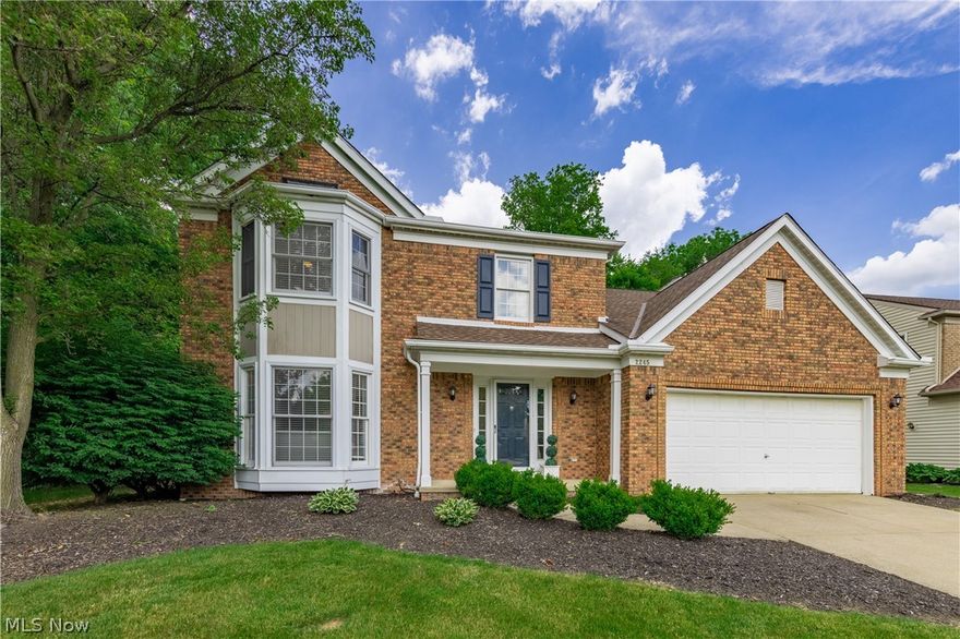 Welcome to this four BR, two ½ BA Colonial in Twinsburg’s Meadowood community! This meticulous, move-in ready home features an inviting living room open to the dining room for all your entertaining needs. The eat-in Kitchen overlooks the lush wooded backyard and features updated kitchen (2017) with granite countertops, & stainless steel appliances. The kitchen is open to the Family Room w/woodburning fireplace and two rear sliders to deck and patio areas. Retreat to the upstairs to the beautiful owner's suite with new (2022) oversized quartz double sink vanity top w/shower & separate tub to soak away the day’s stresses, walk-in closet & new (2021) toilet. Additional three bedrooms upstairs were freshly painted and newer carpet (2017). Spacious updated hallway bathroom with new (2022) double sink quartz vanity completes the upstairs. Step to the lower level to enjoy the finished recreation room. Look forward to hosting outdoor gatherings in the wooded backyard! Grill out on the patio ar