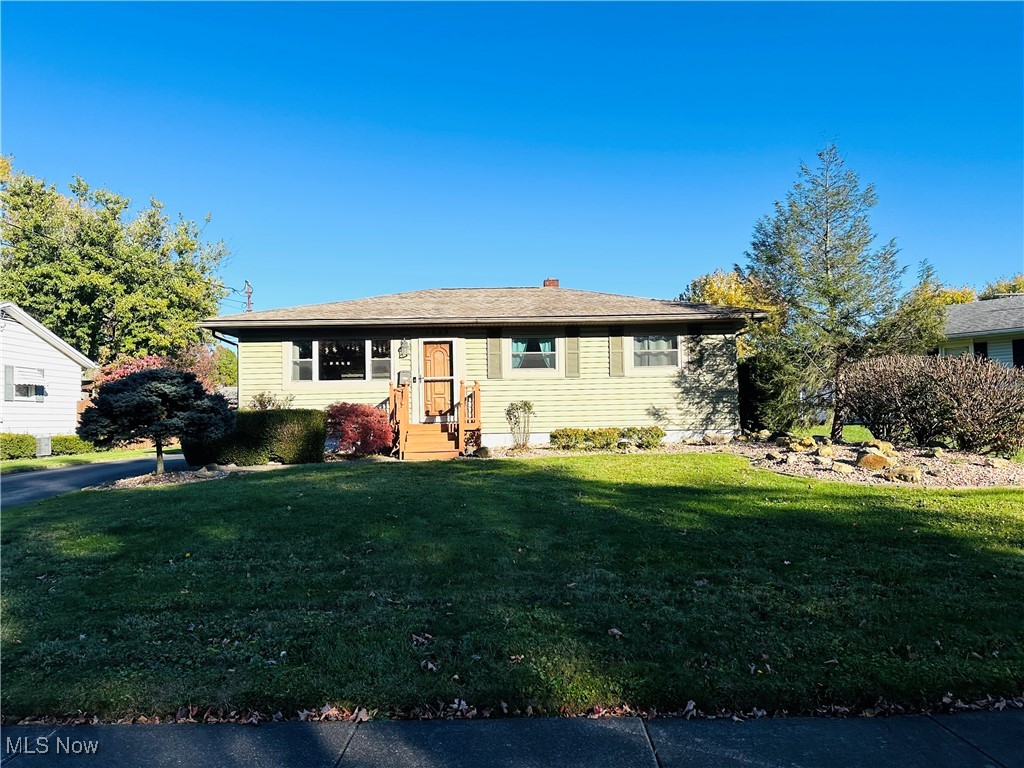 Niles WOW!! Wait until next summer when you can enjoy your $80,000 in ground swimming pool and all of your neighbors are begging you to come over and be your friend! You even have your own pool house w/running water, a convenient toilet , & a working sink for your guests to use at your summer time pool parties! As soon as you pull in the driveway the updated landscaping and freshly stained front porch "POPS" giving you big time curb appeal!  Your new home is across the street from Kennedy Park which has basketball courts, a jungle gym for the kids, fishing in the river, and lots of options for walking! This 4 bedroom, 2 full bath, completely updated ranch simply will NOT last! You absolutely have to get here to see this completely updated kitchen, w/new granite countertops, high end cabinets, new faucet, sink, pulls, and a convenient stainless steel appliance package! You will love how the main wall was opened up to make the kitchen, dining room and living room one HUGE room! Mom will love her oversized granite island where the kiddos can sit and eat those quick morning breakfast' before school! You have a huge pantry area and more than enough cabinet space to store your crockpots, blenders, air fryers and more! Your teenager will love the completely finished basement with your fourth bedroom AND their very own living room or gaming area of their dreams! There’s even a separate workout area and a huge full bathroom making this as close to a mother-in-law suite as it gets!.....minus the kitchen. (Solution: The workout room could easily be transformed into a full second kitchen if needed!) This amazing, fully finished basement gives you over 800 sq/ft of additional of living space making this home completely ready for you to move right in!  H2O tank 7 years old, Roof 16 years old, Pool liner 2 years old.  Better book your personal showing TODAY! You won't regret it!