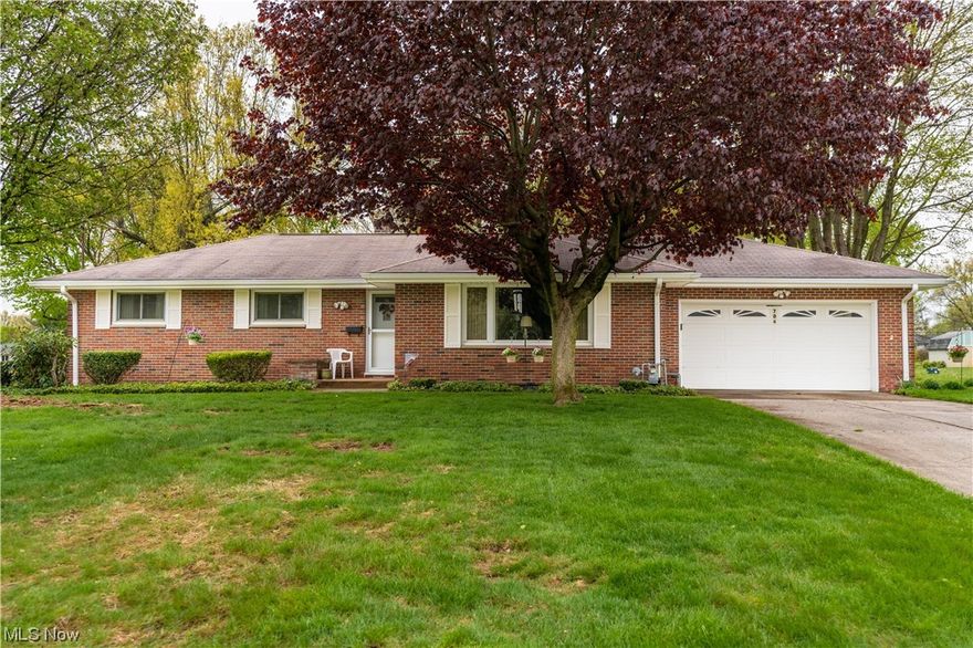 Opportunity knocks- loudly! Welcome to 704 Highland Park Dr. near Portage Lakes. The estate offers this brick ranch after decades, actually almost a lifetime of living here. This family built it. Enjoy one story living that feature two spacious main living areas (one with a gas fireplace), a well designed kitchen flow, 3 bedrooms, main floor full bath and half bath. A  large lot, cement patio, a shed and a long paved drive-way are outdoor features to appreciate. As this family often did- big outside gatherings can happen in the warm weather months and the winter holidays also fit very well within these spacious rooms shown in the photos. The Basement is a great blank canvas for how you live, offers a workshop and a shower that could be enhanced into a full bath area. This is a great home to personalize to be your own for less than is typical in this community location. Located close to shopping and many restaurants, parks and similar favorites. The recently installed brand new septic s