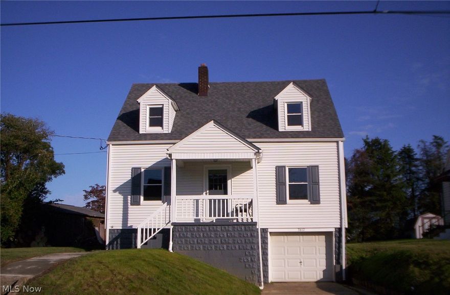 Marland Heights.  Newly remodeled throughout !! 3 bedrooms, one is located on the first floor, equipped kitchen, laminate flooring, dining room and spacious living room.  New flooring in all rooms.  1 car garage.  Lots of closet space.  Come view this charming home.  It's ready for you !!