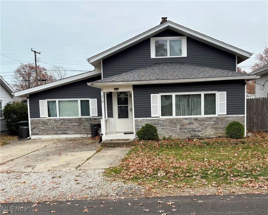 219 Guilford is a cozy 3 bedroom bungalow with recently updated furnace, A/C, roof, and water tank.  On the first floor, there is a nice sized living room, the kitchen, a dining area, a full bath and a good sized bedroom.  On the second floors are two bedrooms.  In the fenced backyard, there is a large above ground circular pool with a deck.  It does need some TLC but it has good bones and will make someone a good home near Lake Erie for a long time to come. This property sits on one 35x90 lot and an adjoining 17.5x90 lot.  Each lot has its own permanent parcel number.