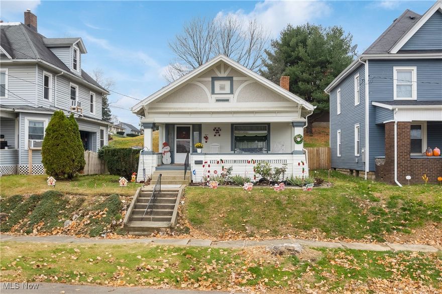 This inviting 2-bedroom, 1-bath home is filled with beautiful woodwork and classic Craftsman character throughout. Enjoy a spacious layout with warm, natural details and a large basement perfect for storage, hobbies, or future possibilities. Relax on the covered front porch, ideal for morning coffee or evening unwinding. A wonderful opportunity to own a well-maintained home with timeless appeal in a convenient Massillon location!