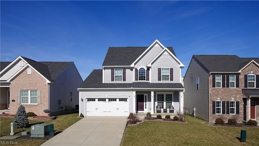 Like new colonial home with Hudson schools.  This 6 year old home is looking for a new owner.  3 bedrooms with a large loft that could be converted to a 4th bedroom.  This home also offers a front office space, gas fireplace, 9-foor ceilings, large open concept kitchen with large island, granite countertops, stainless steel appliances, bonus sun room, and walk in pantry.  
The second floor has a very large master suite with large walk in closet.  The primary bathroom has walk in tiled shower and double sinks.  Keep the large loft area as a second living room or convert it to a 4th bedroom.  (we have a quote for converting it)
The basement has been finished but also offers plenty of storage space and a third full bathroom.  Enjoy grilling out on the back yard composite deck that is connected to the first floor sun room.  
This home has everything you are looking for but in this market, it will go fast!  Call to set up an appointment today or stop by one of our open houses.  
The home has a 10 year 50% tax abatement that continues until July  2028