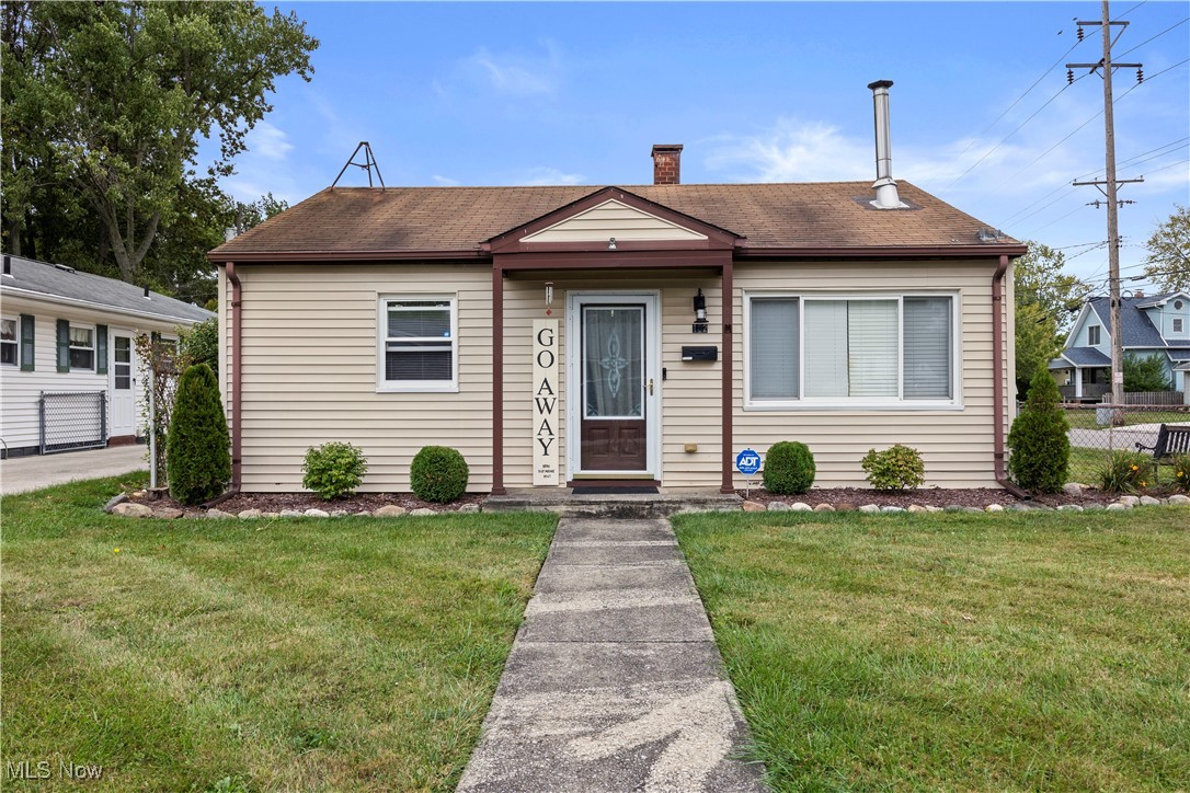 This charming ranch is calling you home! Situated on a large corner lot, the curb appeal shines through from all angles of the property. Be prepared to move right in to this well maintained and cared for home! A large portion of the yard, including from the back patio to the garage, has been fully fenced in and is great for pets. There is also a large backyard area that is partially fenced in and would be great for the kids to play in or to entertain! There's even a storage shed! The modern charm and luxury of vinyl siding and windows can be observed from the exterior as well. Stepping into the home through the front, a sense of comfort rushes over you! Modern paint and vinyl flooring compliment the rustic feel of a wood burning stove and wood trim. The living room opens up to a large kitchen fit for a chef. Up the hall from the living room, you will find two bedrooms and a updated bathroom. The newer vinyl floor theme continues throughout most of the home. Off of the kitchen, you will find a pantry and laundry area, which takes you back outside to the back patio. The garage attic was recently reduced for a larger vehicle to fit. Pride of ownership shows throughout the property, both inside and out. This incredible home won't last long. Reach out today before it's gone!