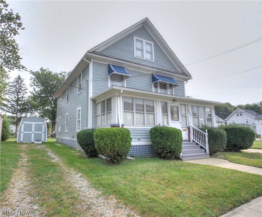 Fairport two family. Here is a chance for you to live downstairs and rent the upstairs and generate an income. Large corner lot with two story home, good condition but in need of updating. Great location. Great income property.