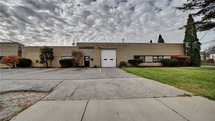 FINAL CALL FOR OFFERS!!! All offers due 12/11/2025 by 5:00 PM Eastern. Prime commercial opportunity in South Euclid! This versatile 10,270 sq. ft. warehouse and office building, built in 1946, sits on 0.515 acres and offers an excellent layout for a variety of business uses. The property features brick/masonry construction, ample parking, and convenient access from South Green Road.
Inside, you'll find a functional blend of office space with forced-air heat and air conditioning, along with a spacious warehouse area heated by suspended gas space heaters. The warehouse includes one truck overhead door, good lighting throughout, and open floor space suitable for storage, manufacturing, distribution, or other commercial operations. Whether you're looking for a strong investment property or a site for your own business, the building works well as a single-tenant facility—perfect for an owner-user. A solid commercial asset in a high-visibility location. Property sold "As-is". Buyer and/or buyer's agent responsible for verifying all pertinent information deemed relevant by the prospective buyer, including but not limited to square footage, acreage, utilities, taxes, zoning, permitting, condition, school zones, HOAs, etc