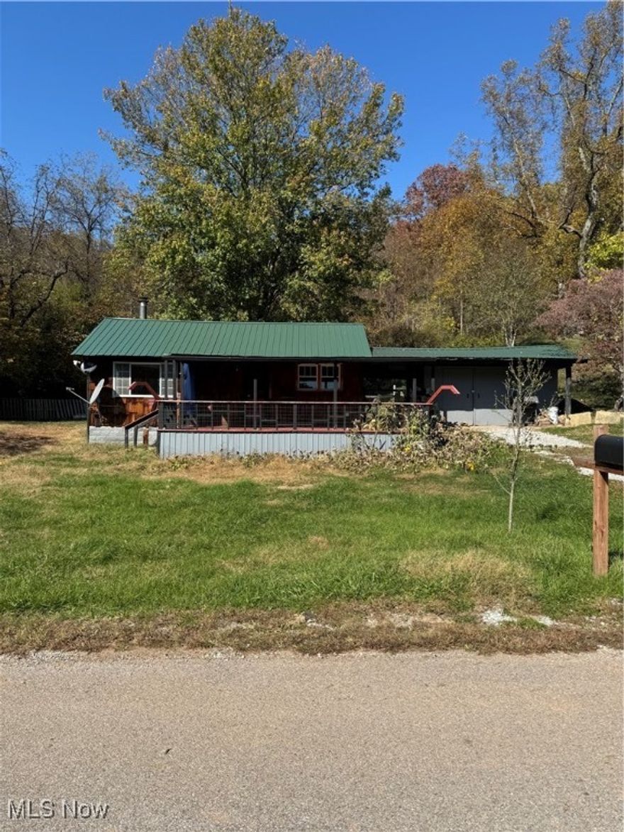 Peace and quiet is the order for every day at 982 Fulls Fork Road in Wirt County, WV! The property features 2 bedrooms, a full bath, living room and kitchen. The house is rustic and needs updated, but the setting is simply beautiful. Covered front porch or deck to take in the views. New aerator system was installed.