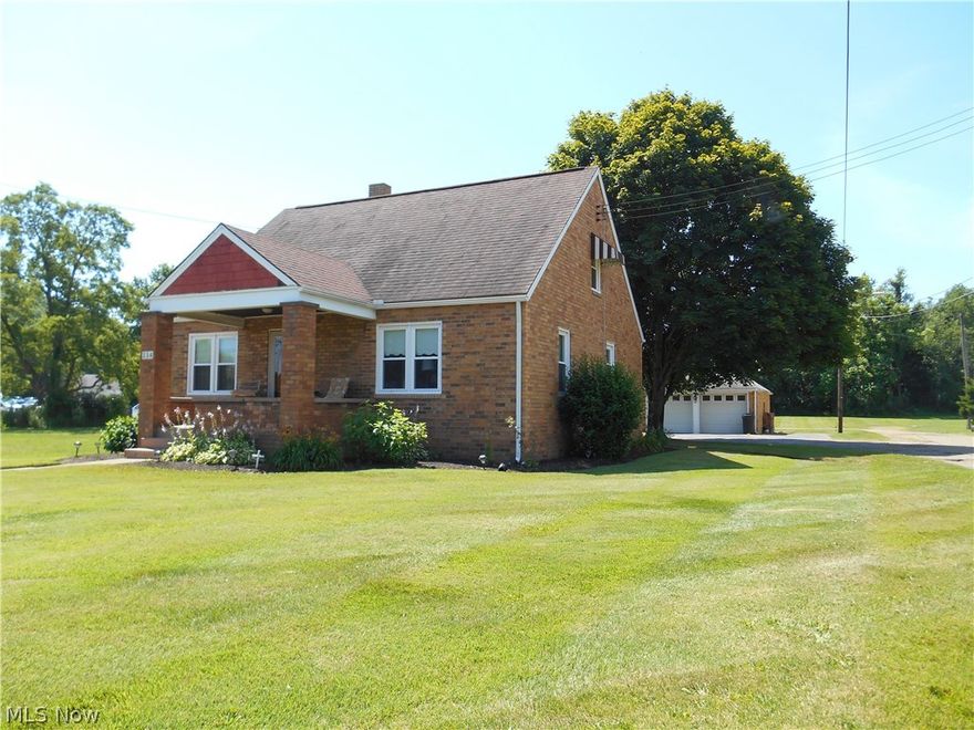 Fantastic, all brick 3 bedroom home sitting on .72 acre lot in the heart of Waynesburg. The main level features a large living room with beautiful hardwood flooring, an eat in kitchen with plenty of cabinet and counter top space, 2 big bedrooms and a full bathroom. Upstairs has a huge 3rd bedroom with closet and storage space throughout. The basement is partially finished having a carpeted rec room with fireplace adding an additional 544 sq. ft. of living space. Other features include newer vinyl windows, newer roof, relaxing back deck overlooking the huge back yard, 2 car garage with openers and more. One of the extra lots includes a foundation in place with public water and sewer that's ready to build your dream garage or has many possibilities. Close to parks, walking path, playgrounds, and schools.