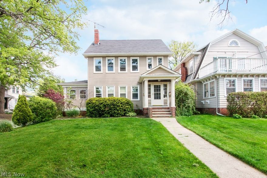 Great 2 family in Western Lakewood. Spacious 1300 units with 3BRs each. Huge eat-in kitchens with exposed brick chimney. Hardwood Floors! Tear off roof 03', vinyl siding 07', up furnace 08', both back porches rebuilt, apprx 20 windows replaced. Rear concrete patio, 2 car garage, downstairs bath was redone. 2nd Floor was recently updated with new bathroom, carpet & paint! Giant unfinished attic with dozens of options. This home is located on the corner of West Clifton and a private drive called N. Clifton, which offers great parking options for tenants. Upstairs Unit becomes available June 1, and will be ready for an owner occupant buyer!