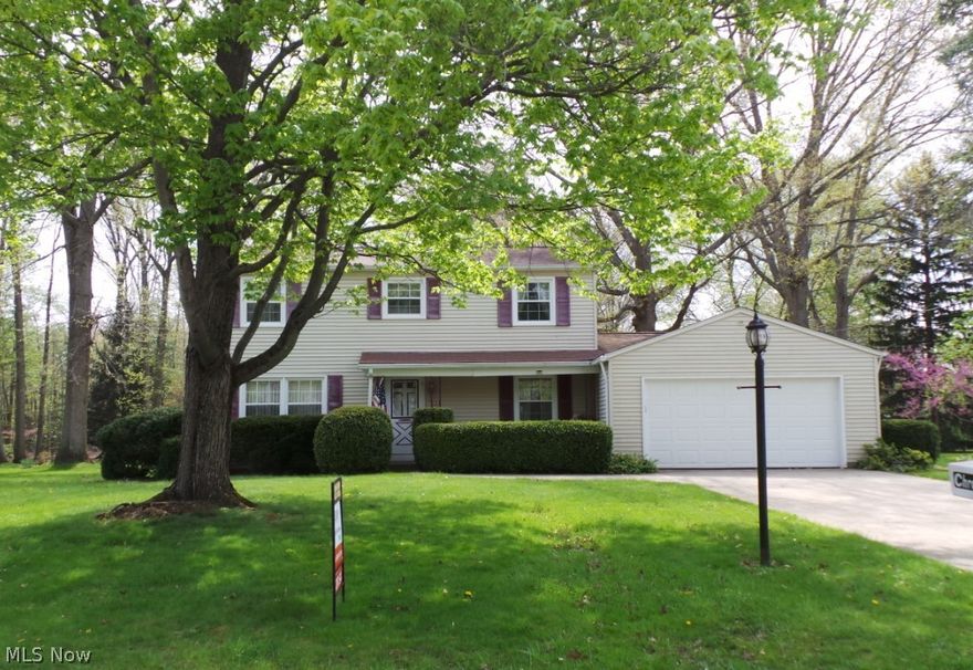 Very well-maintained home in a beautiful neighborhood! Built to last, home has built-in wood shelves, that were built by Virgil's in N. Ridgeville, in the family room for all of your stuff, including a pull down area for the computer. There is a formal dining room; a large, separate living room; all rooms are generously sized and ready for your furniture; first floor laundry and 1/2 bath; nice basement for extra room or storage; home also has a spacious back yard which goes down to the water. This all sits on a little over a half-acreage. This home is a one homeowner home since it was built. Call today for your personal showing.