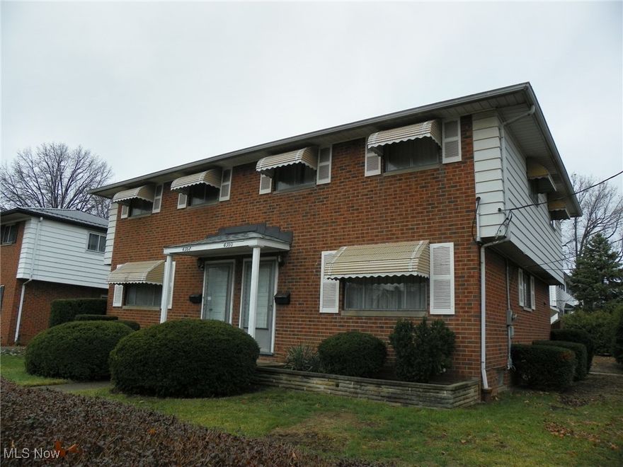 Cozy 1/2 Duplex/Colonial * 3 Bedrooms and 1-1/2 Baths with a partial Basement ! *  Beautiful hardwood floors in the Living Room * Kitchen has updated cabinetry with a stove and a newer refrigerator * 1/2 Bath off the Kitchen * Covered patio * 3 nice size Bedrooms on the second floor and an updated Full Bathroom * Some ceiling fans * Partially finished Basement with a washer, dryer and another refrigerator and a stall shower * Updated Roof * Newer waterline and meter (2024) * Newer garage door on the two car garage * Subject to probate approval.