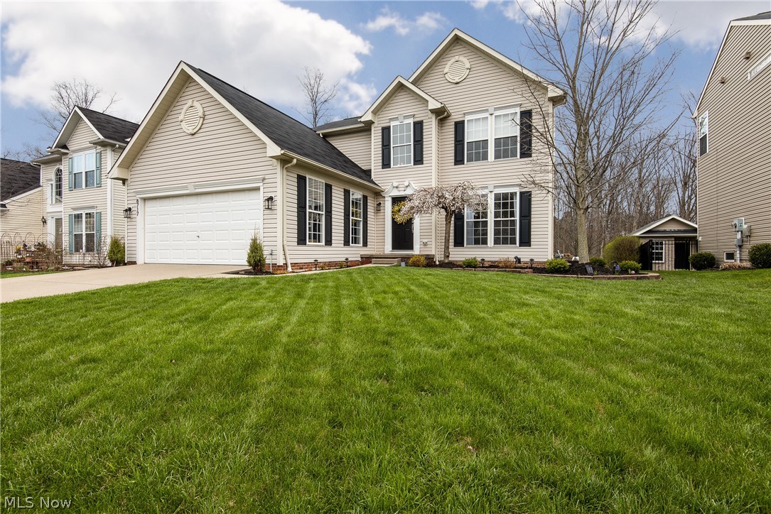 STUNNING COLONIAL WITH GREAT CURB APPEAL ON A QUIET CUL-DE-SAC! When you walk through the front entrance, you will be greeted by the two story foyer which features neutral colors and vinyl plank flooring that flows through the entire first floor. The French doors open into an additional sitting room with a large bay window. In the dining room, you'll find white crown molding all around and large windows the bring in a lot of natural light. The kitchen and dinette feature granite countertops, cream colored cabinets, stainless steel appliances and a nice pantry for additional storage space. The sliding glass doors in the dinette provide access to the deck which is perfect for entertaining family and friends! Open to the kitchen is the family room which features an electric fireplace and plenty of windows that allow natural light to brighten up the room. On the second floor, the master bedroom features a nice walk-in closet and a great master bath. In the master bath, you'll find marble f