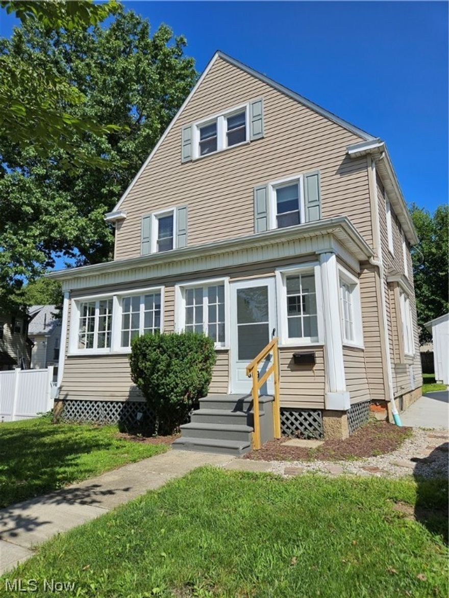 New rental in Firestone Park. 3 bedrooms/1 bath colonial. Fully remodeled with new stainless kitchen appliances. Eat in dining area in kitchen as well as a spacious formal dining room. Sparkling hard wood floors. Bonus room on the 3rd floor could be an additional bedroom or office. Laundry hookups in the basement. One car garage. There is also a canopied recreation area in the backyard for seasonal enjoyment. 2 pets permitted; 20 lbs. maximum and no exotic animals ~ $250 non-refundable pet deposit; $25/pet monthly pet rental. Tenant is responsible for all utilities, yard/lawn work and snow removal. Rental insurance is required. All adult applicants must apply online for credit, background, eviction history. $50 non-refundable application fee per adult applicant.