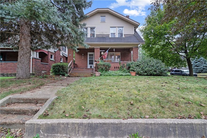 Are you looking for a investment property? Look no further! Come check out this 4 bedroom/ 2.5 baths colonial that is awaiting its final touches! The large front porch greets you as step into the home. The living room features laminate flooring, a fireplace with a mantle, and built ins. From the living room you step into the dining room that has a large bay window, has access to the kitchen and first floor master suite. The kitchen has linoleum flooring, Formica countertops, plenty of cabinet space, and access to the mud room. The mud room features linoleum flooring, cabinet space for storage, and access to the back of the home. The spacious first floor master suite has a ramp to the dining room, and sliding door access to the outside of the home. To top it off, there is a first floor full bath that boasts tile flooring, a shower tub combo, and a pedestal sink. Upstairs are three more bedrooms, and a full bath. The second floor full bath has linoleum flooring, and a shower tub combo. O