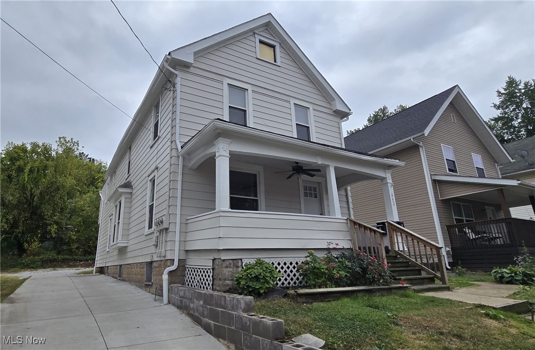 Cash flowing 3-unit located less than a half mile from the University of Akron & highway access (I-76 / I-77 / Rt. 8)! Featuring separate entrances and off-street parking! Updates include concrete drive '24, ext paint '25, AC units, and 2 of furnaces. With the 2BR 2BA unit empty, its the perfect opportunity for an owner occupant to live cheap or an investor to bring their own tenant! Location is excellent for student or professional housing.