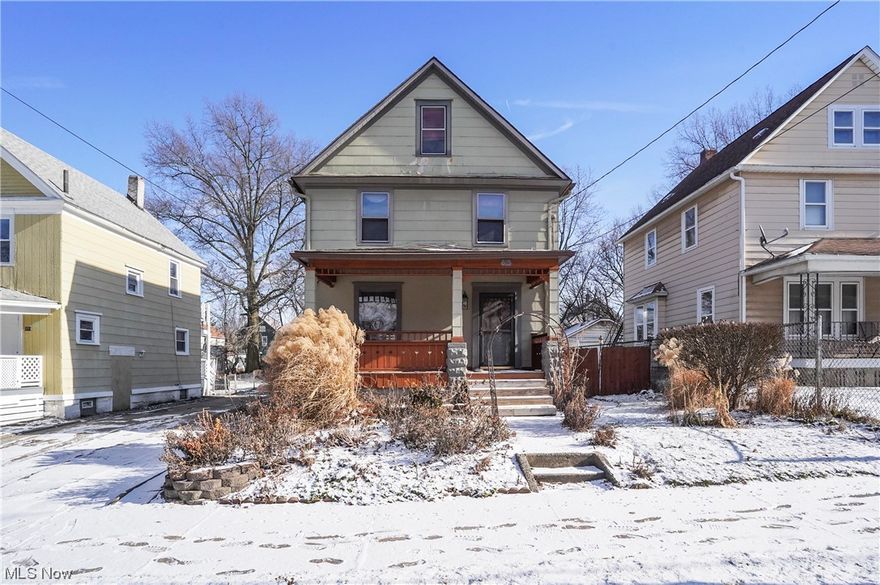 Step into the charm of this recently listed Colonial-style home that exudes timeless elegance. The inviting front porch welcomes you into a residence with modern comfort. Boasting 3 bedrooms and 1 bath, the interior features a warm and welcoming ambiance. The full basement offers additional space for various needs. The property also includes a detached garage, providing convenient parking and storage options. Nestled within a private yard, this home offers a tranquil retreat, perfect for enjoying outdoor gatherings or simply unwinding in a serene setting. With its blend of traditional charm and practical amenities, this newly listed property promises to be a delightful haven for those seeking a comfortable and stylish living space.