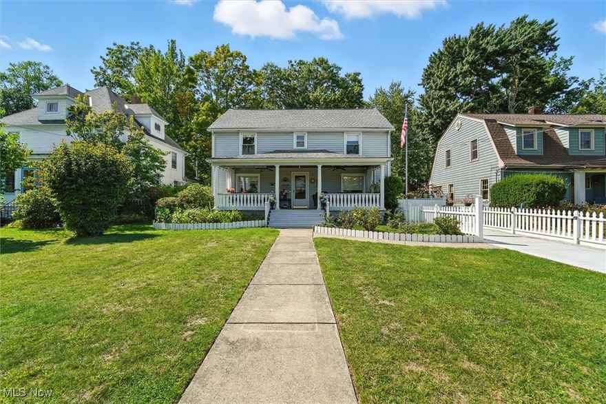 Welcome to this inviting 3 bedroom, 2 full bath, 2 half bath Colonial situated on .48 acres overlooking the scenic Chagrin River Gulf. This home offers a 2-car detached garage with an outdoor patio space at the back, an additional outbuilding, fenced-in yard, concrete driveway, and a welcoming front porch with peaceful views.
Inside, you’ll find wonderful natural light throughout and a layout designed for both comfort and entertaining. Recent updates provide peace of mind, including: Furnace, air conditioning, and hot water tank (2025), Tear-off roof on house, garage, and barn (2018), Back patio (2024), Concrete driveway and fencing (2025), Survey completed in 2025. With thoughtful updates, charming spaces, and plenty of room indoors and out, this colonial is ready for you to make it your own.